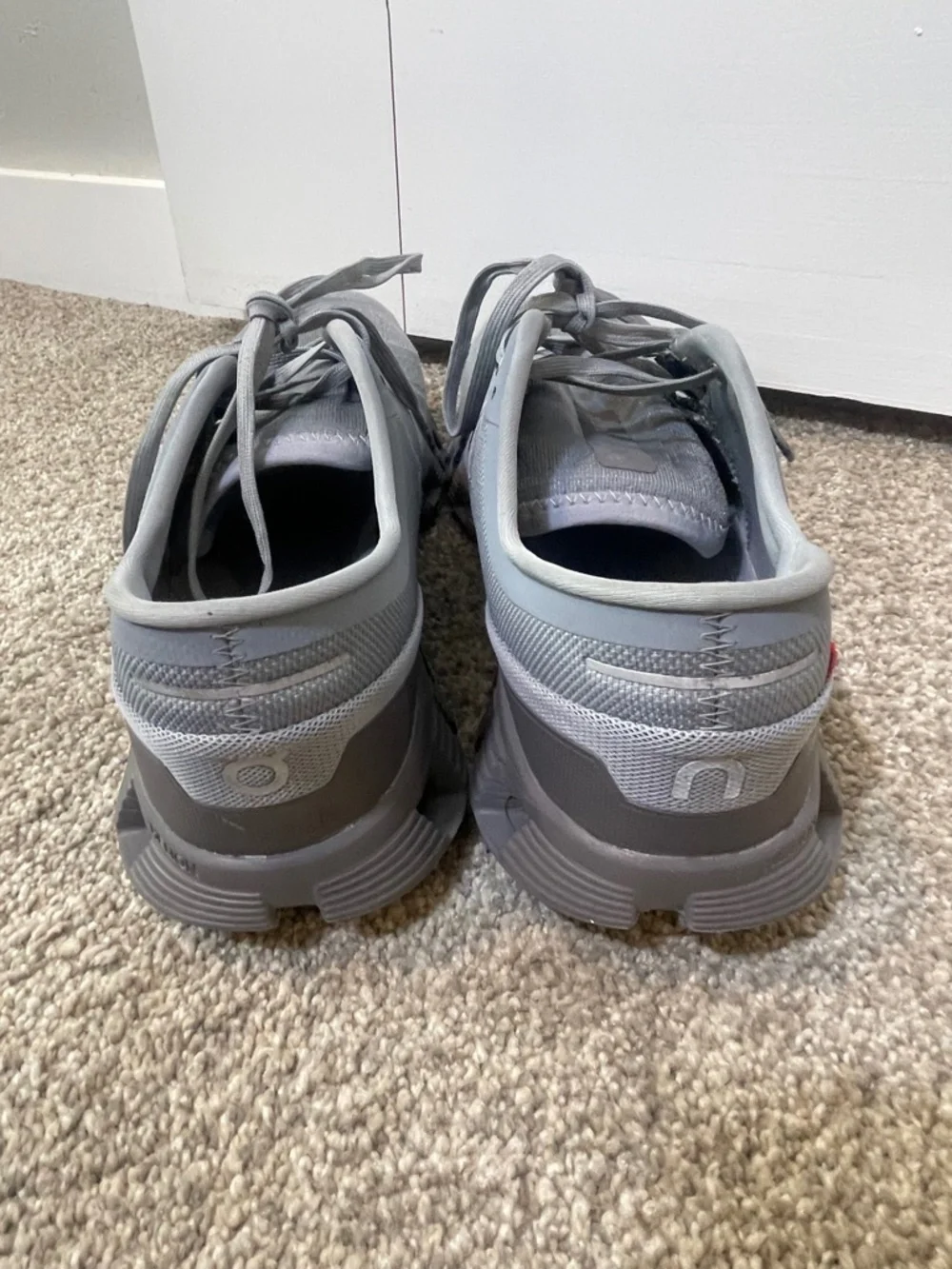 On Running Men's Cloud X3 Sneakers Mist/Rock, Gray, Size 12